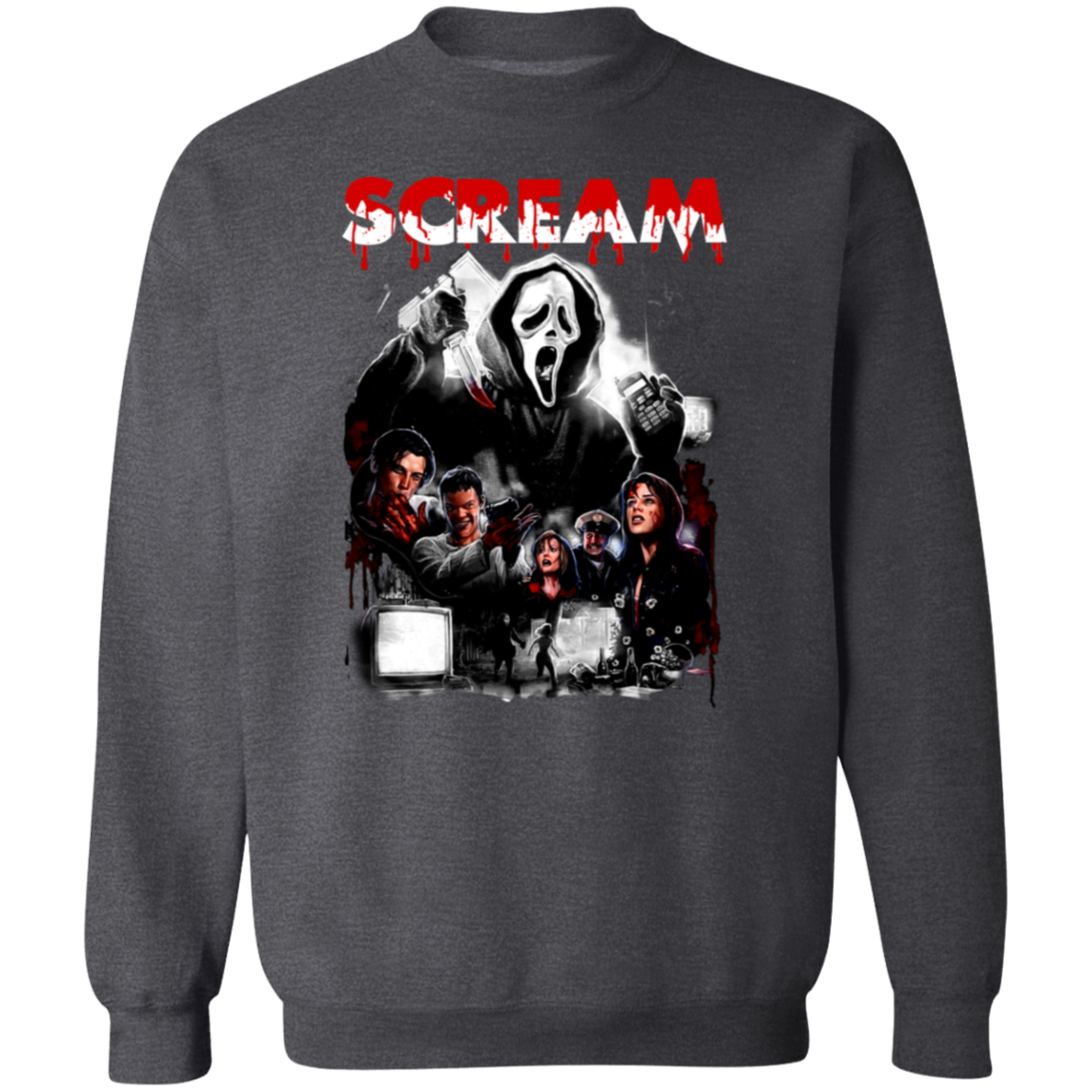 Pullover Sweatshirt- Scream