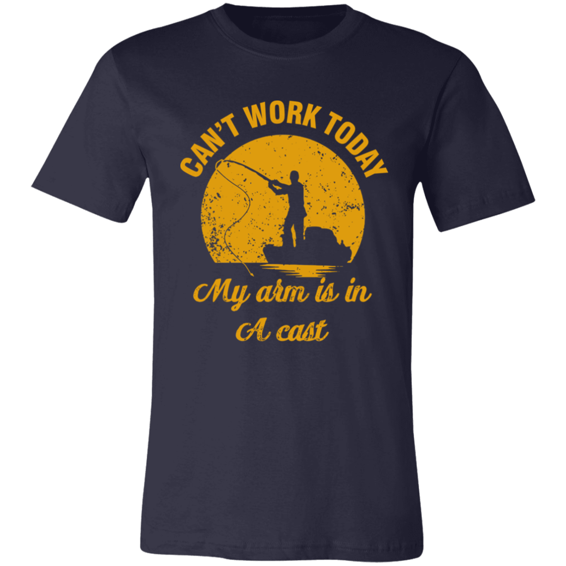 Short-Sleeve T-Shirt-- Arm in Cast