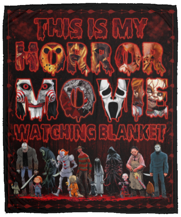 Horror Movie Fleece Blanket - 50x60