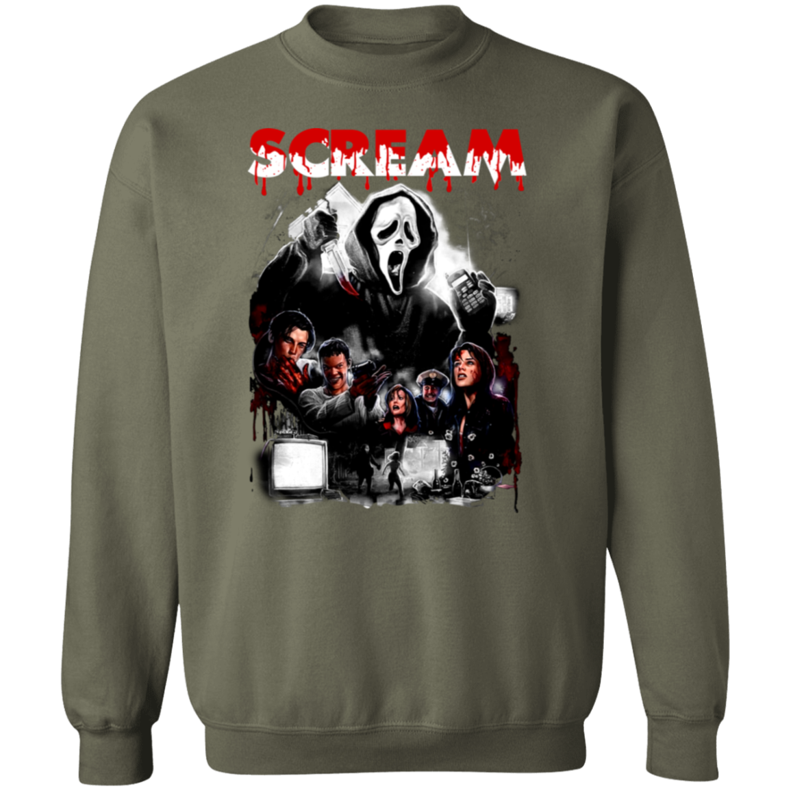 Pullover Sweatshirt- Scream