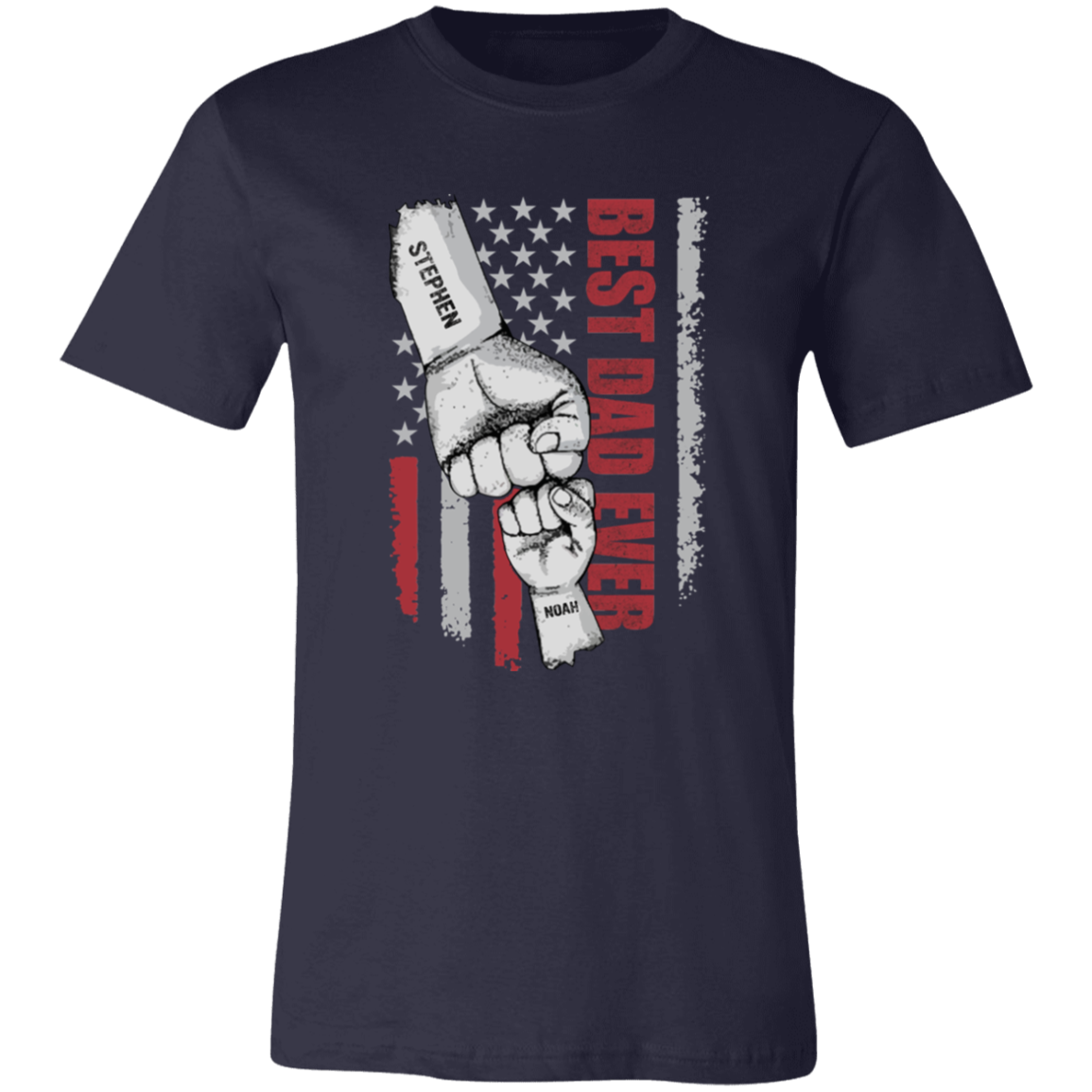 Short-Sleeve T-Shirt--fist bump best dad