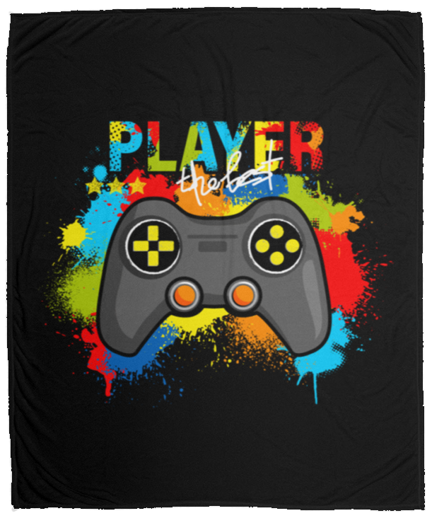 Player Game Control -Fleece Blanket - 50x60