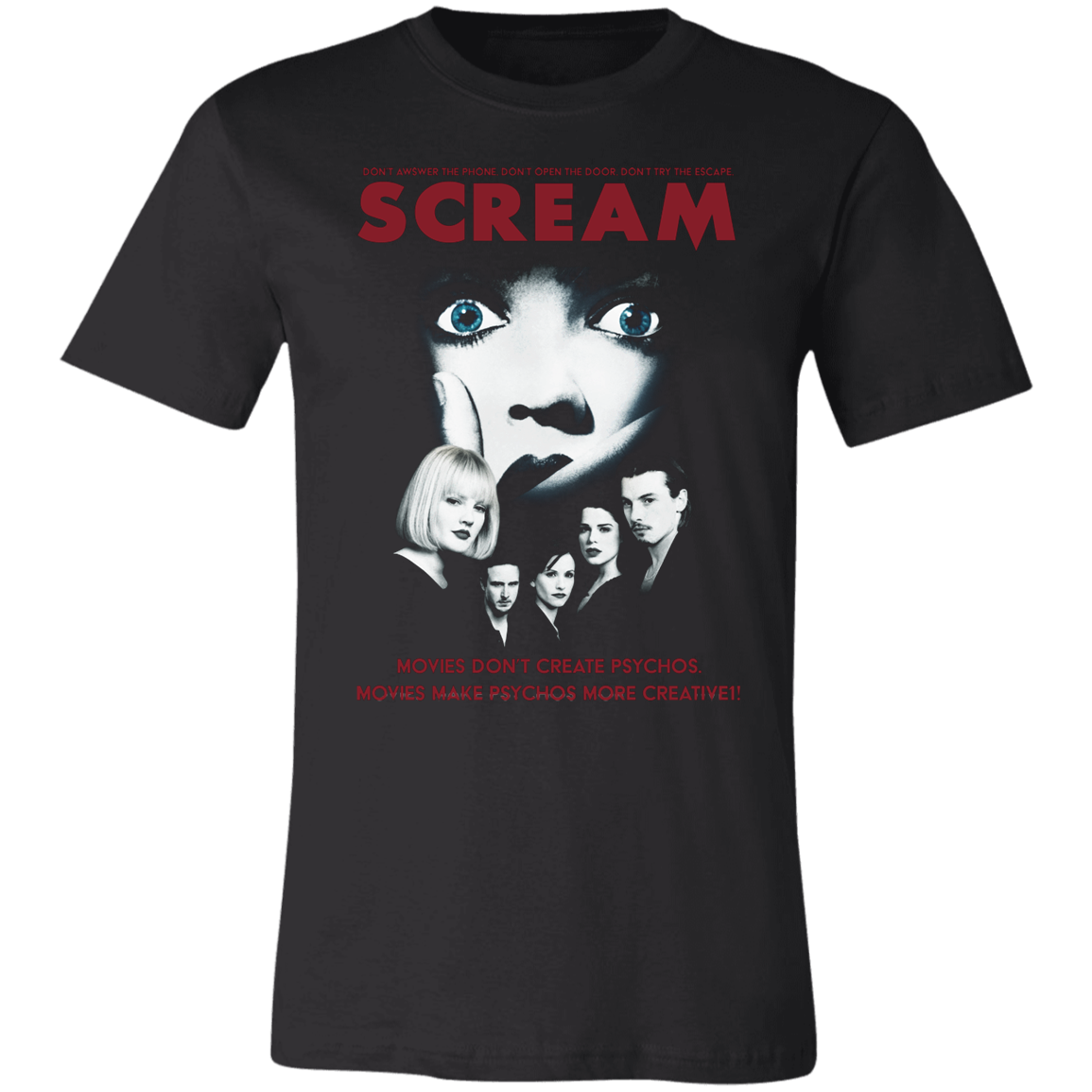 Short-Sleeve T-Shirt- Scream