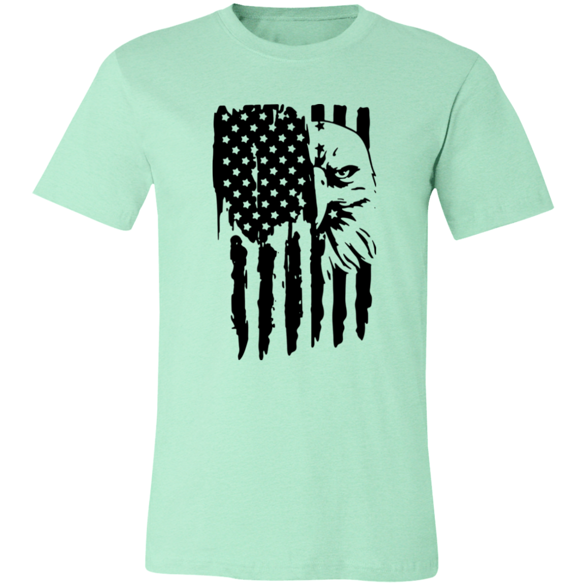 Short-Sleeve T-Shirt- Eagle Flag