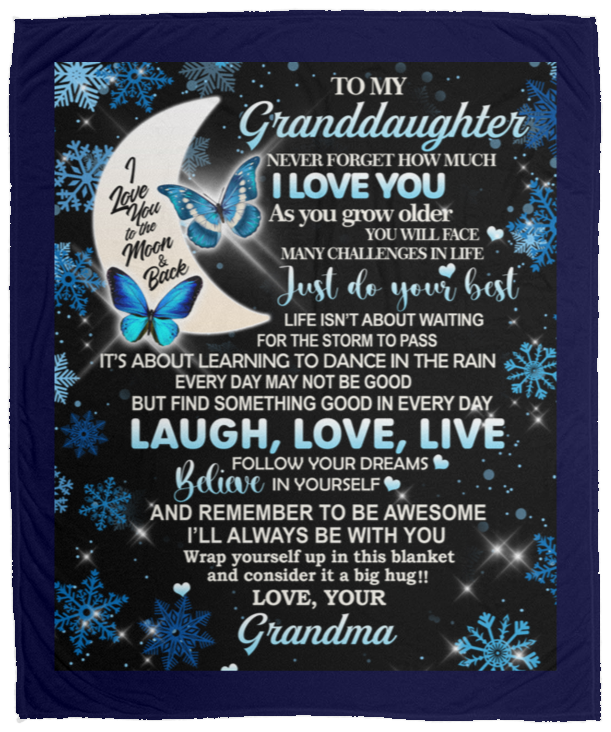 Granddaughter Fleece Blanket - 50x60