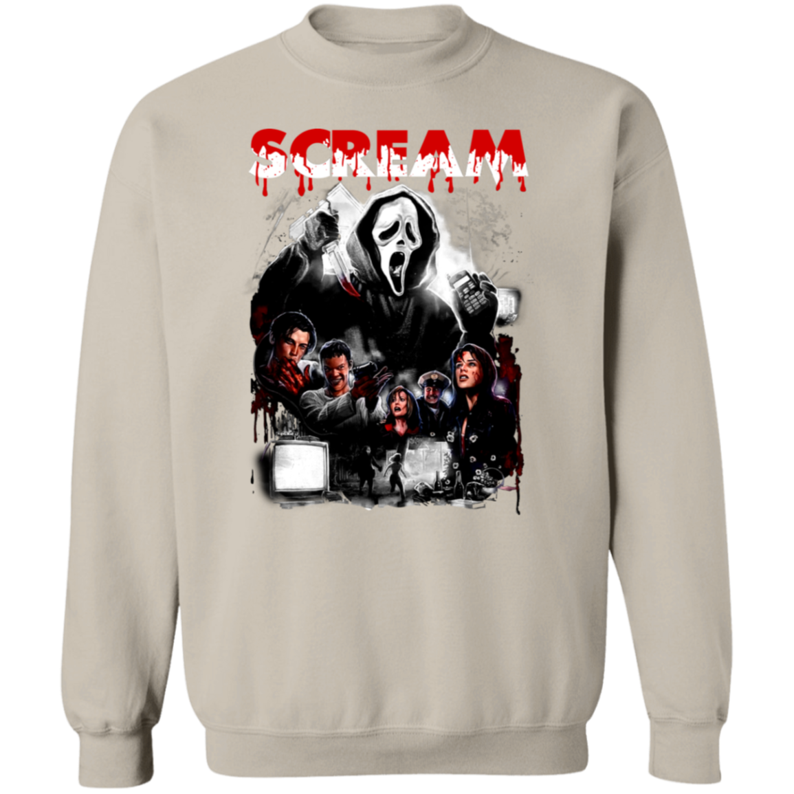Pullover Sweatshirt- Scream