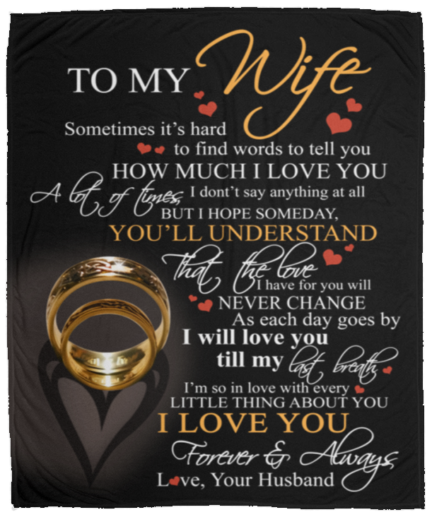 To My Wife-- Hard to Say I Love You