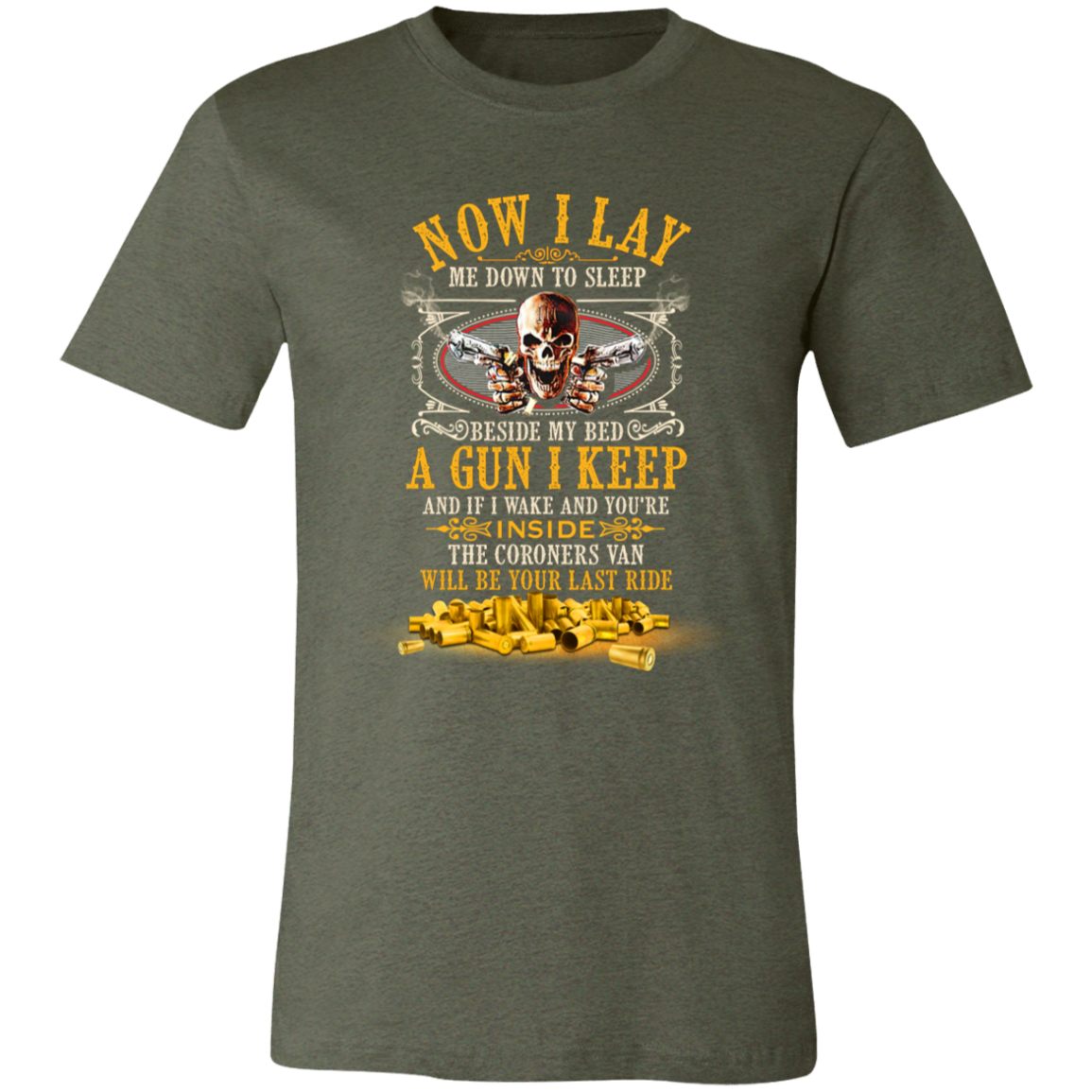 Short-Sleeve T-Shirt- Now I Lay Me Down To sleep