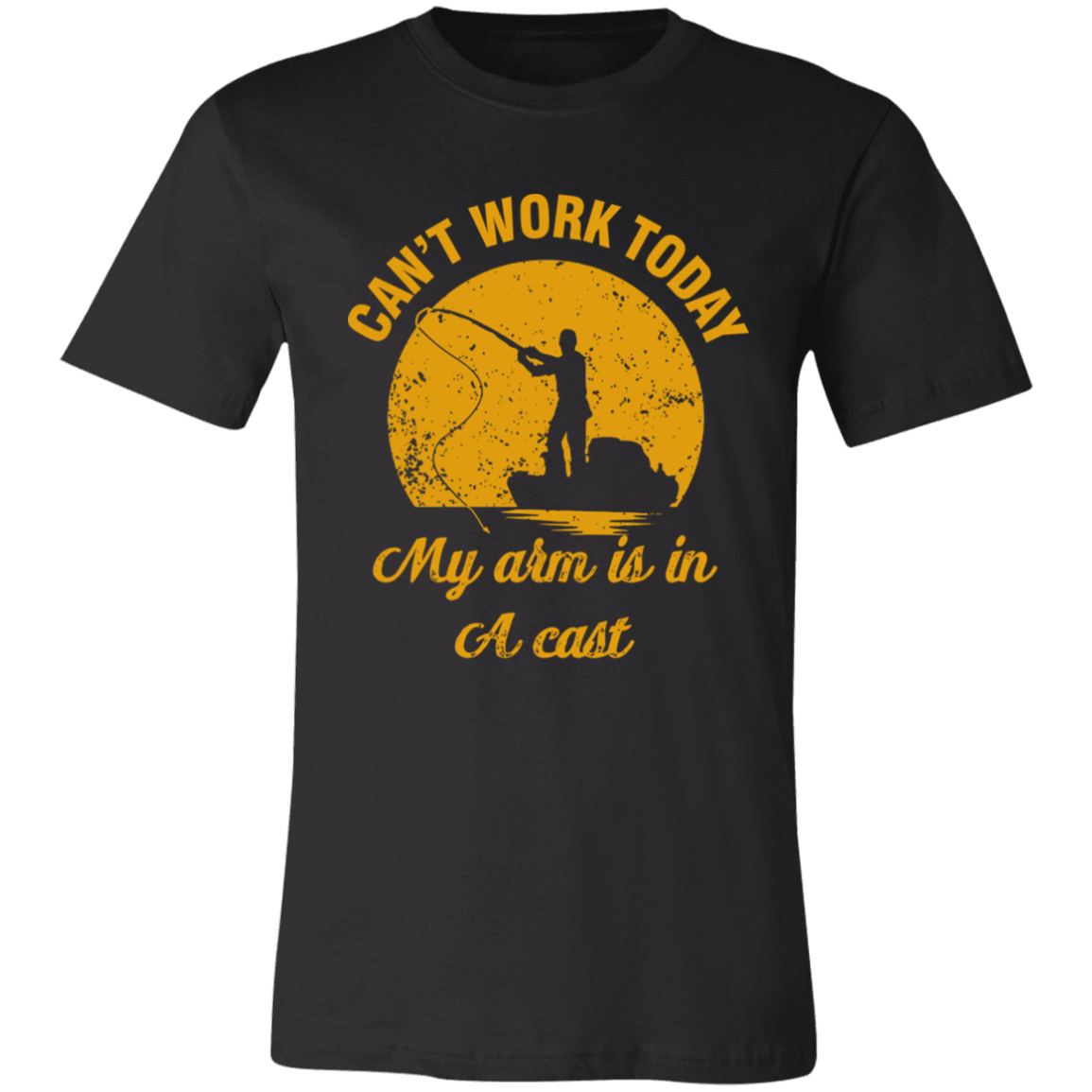 Short-Sleeve T-Shirt-- Arm in Cast