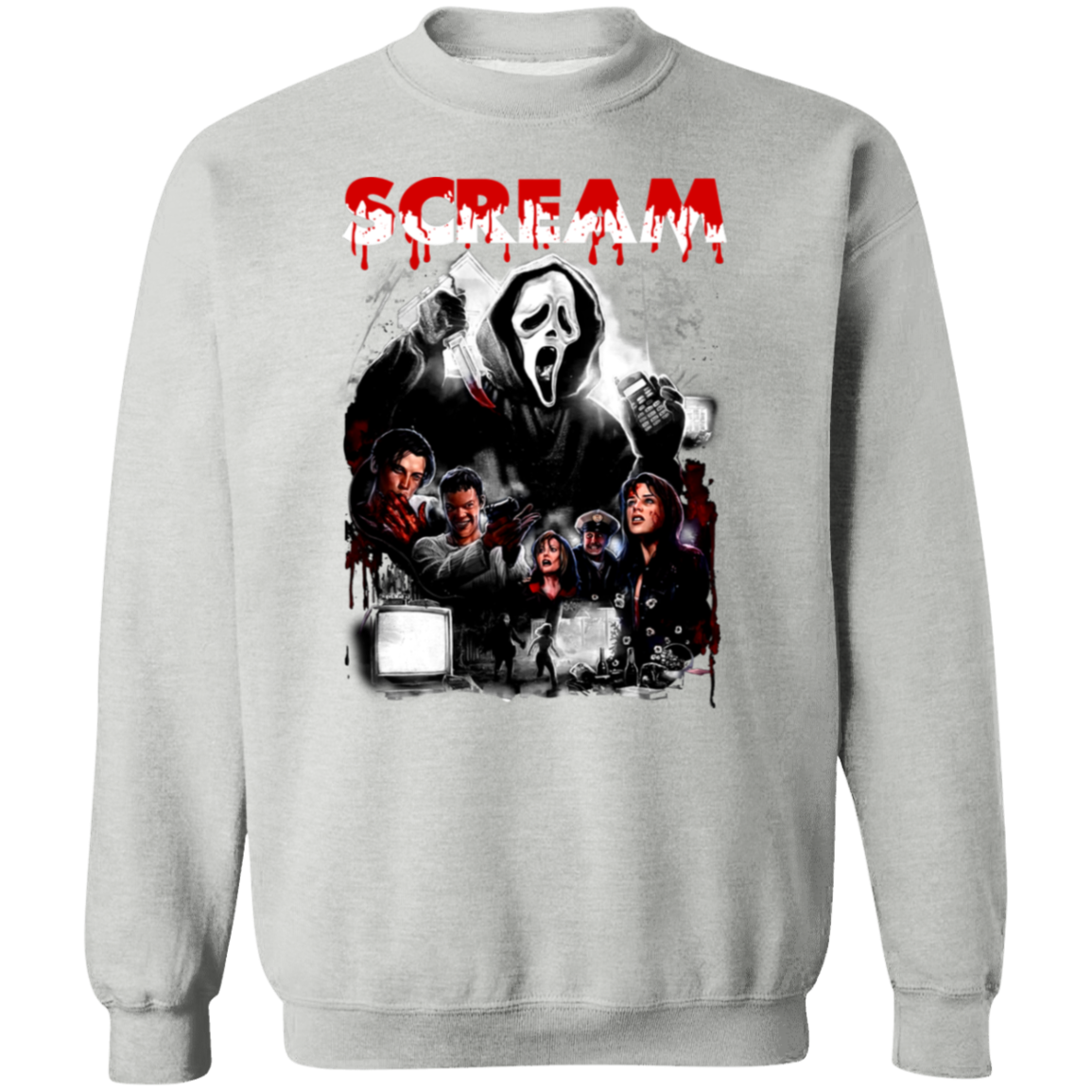 Pullover Sweatshirt- Scream