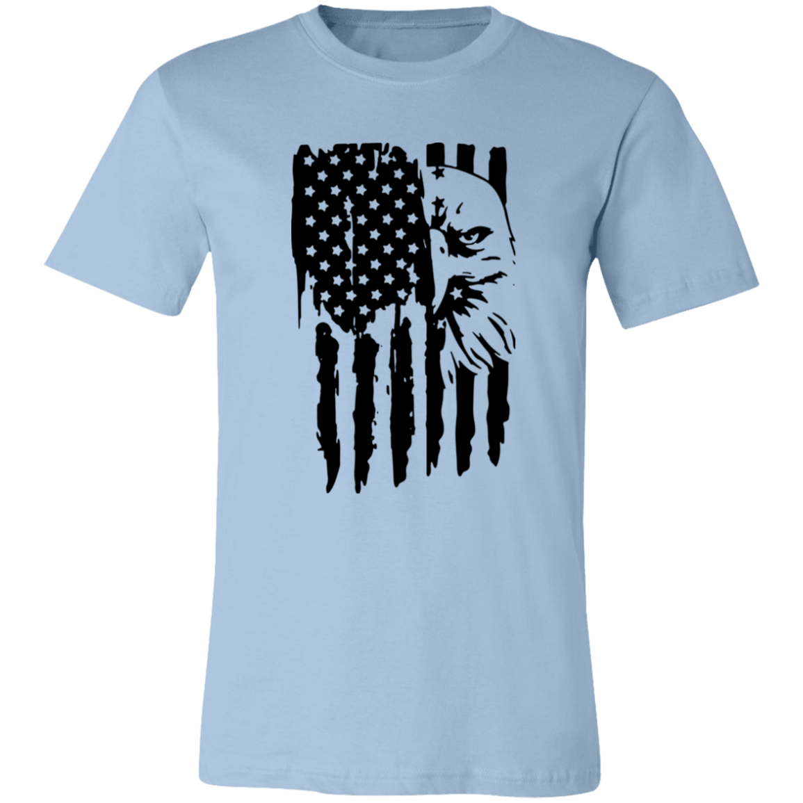 Short-Sleeve T-Shirt- Eagle Flag
