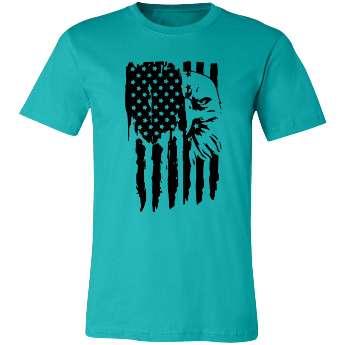 Short-Sleeve T-Shirt- Eagle Flag