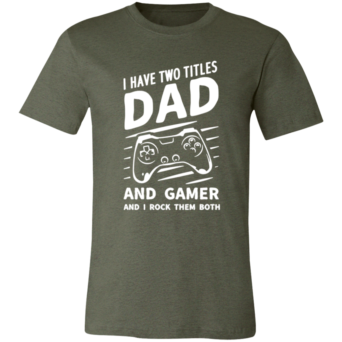 Short-Sleeve T-Shirt-- Dad and Gamer