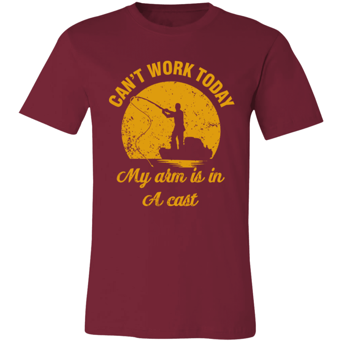 Short-Sleeve T-Shirt-- Arm in Cast