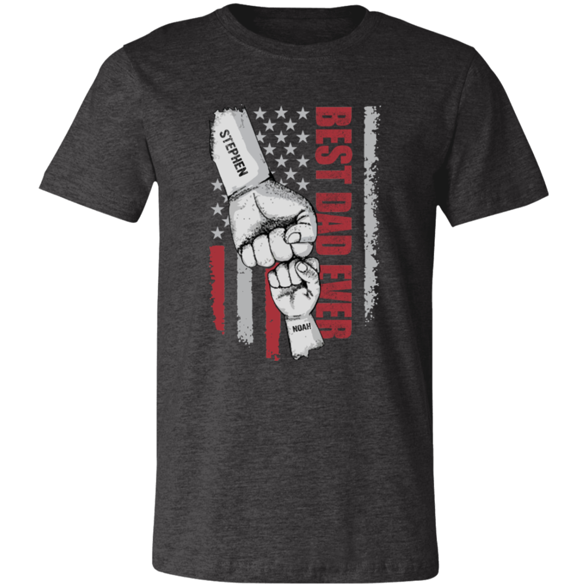 Short-Sleeve T-Shirt--fist bump best dad