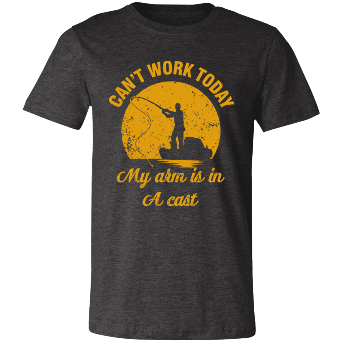 Short-Sleeve T-Shirt-- Arm in Cast