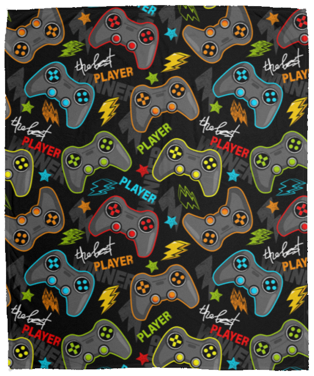The Best Player Control-- Fleece Blanket - 50x60