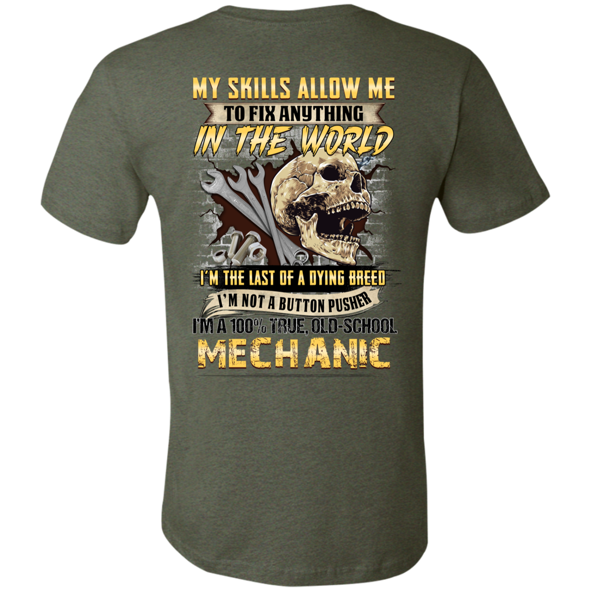 Short-Sleeve T-Shirt-- Old School Mechanic