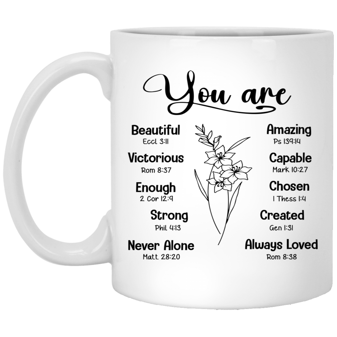 You Are Bible Scripture Mug