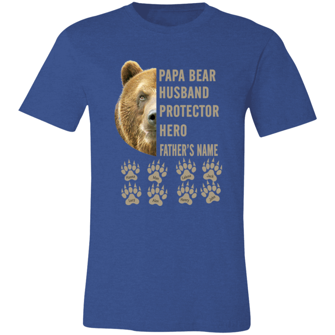 Short-Sleeve T---Papa Bear protector