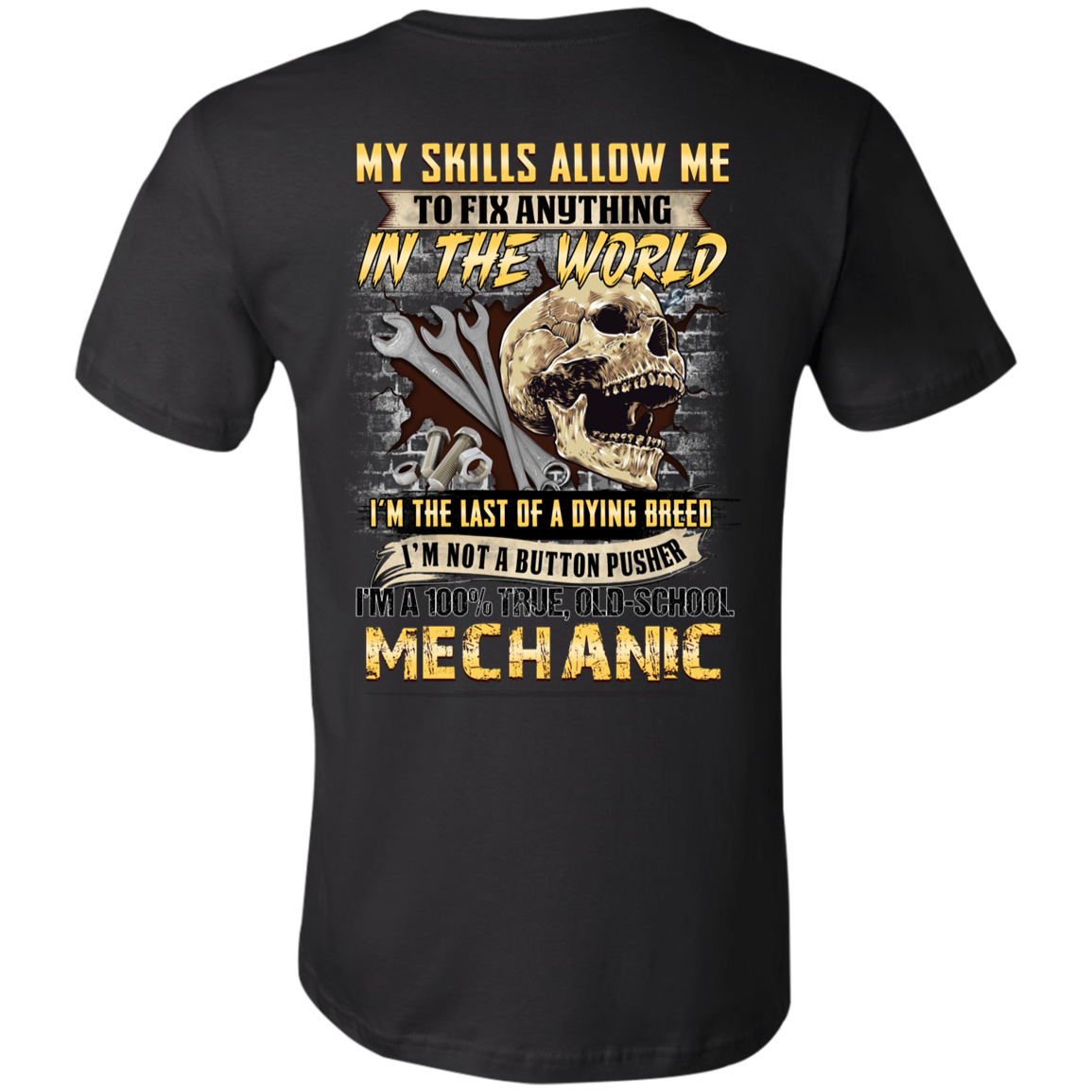 Short-Sleeve T-Shirt-- Old School Mechanic