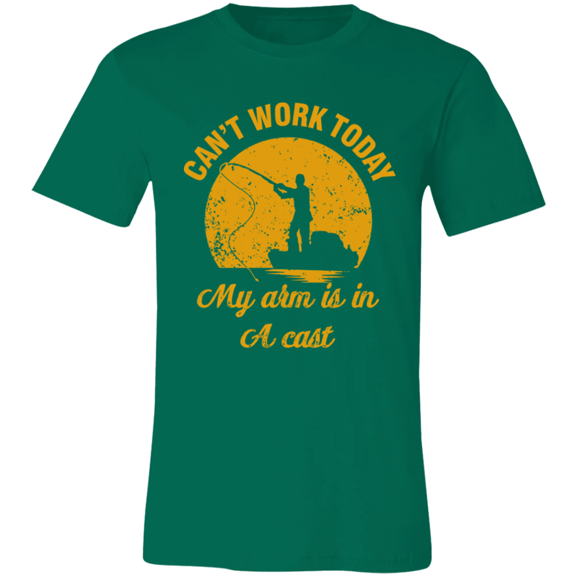 Short-Sleeve T-Shirt-- Arm in Cast