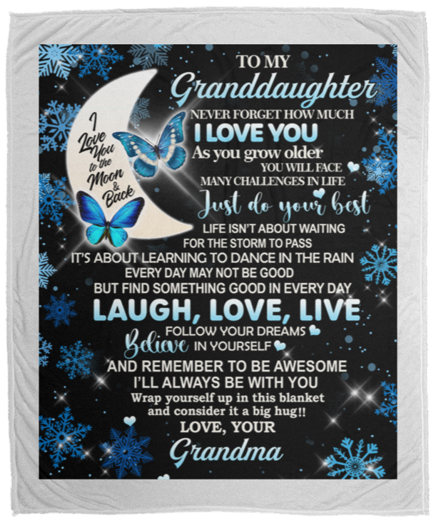 Granddaughter Fleece Blanket - 50x60