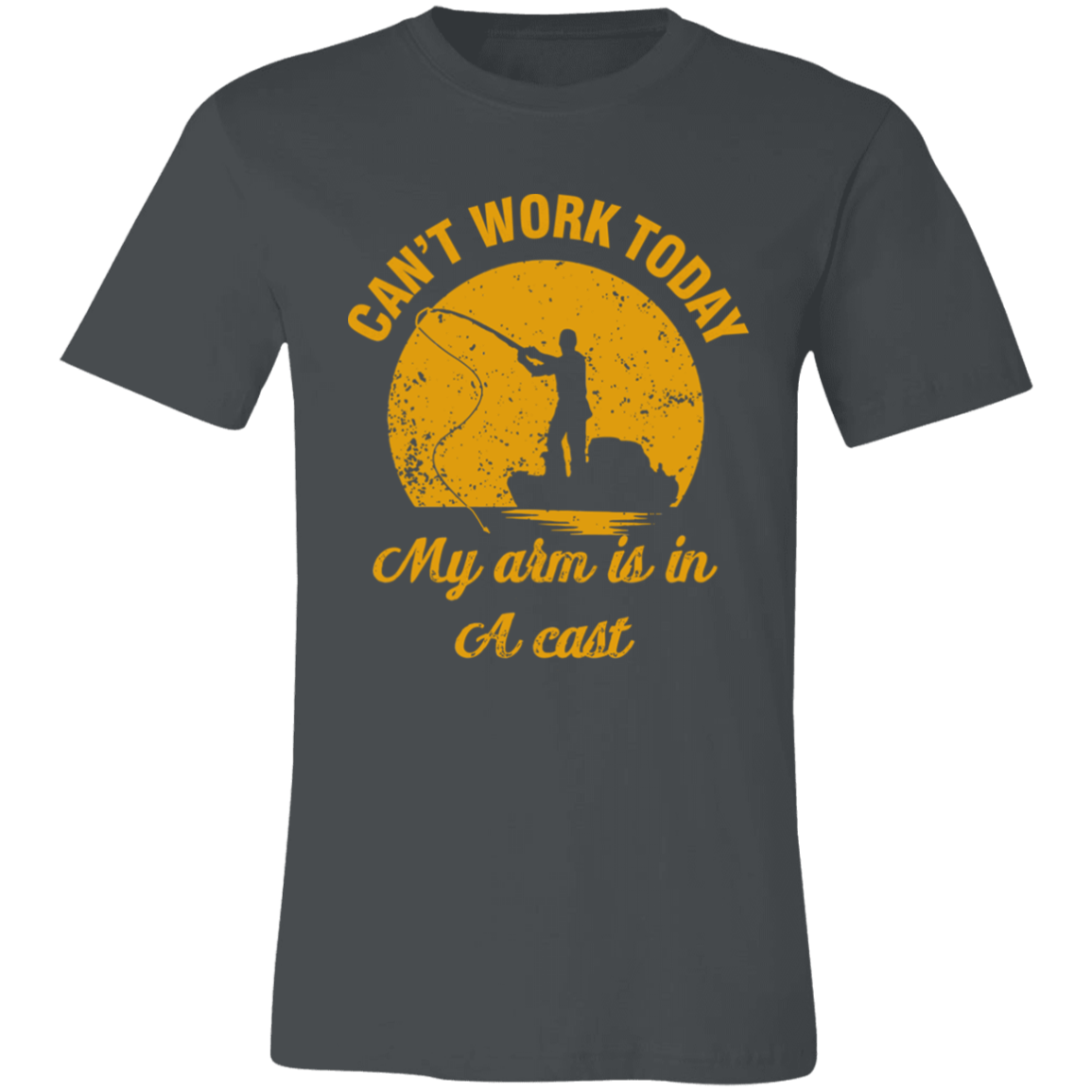 Short-Sleeve T-Shirt-- Arm in Cast