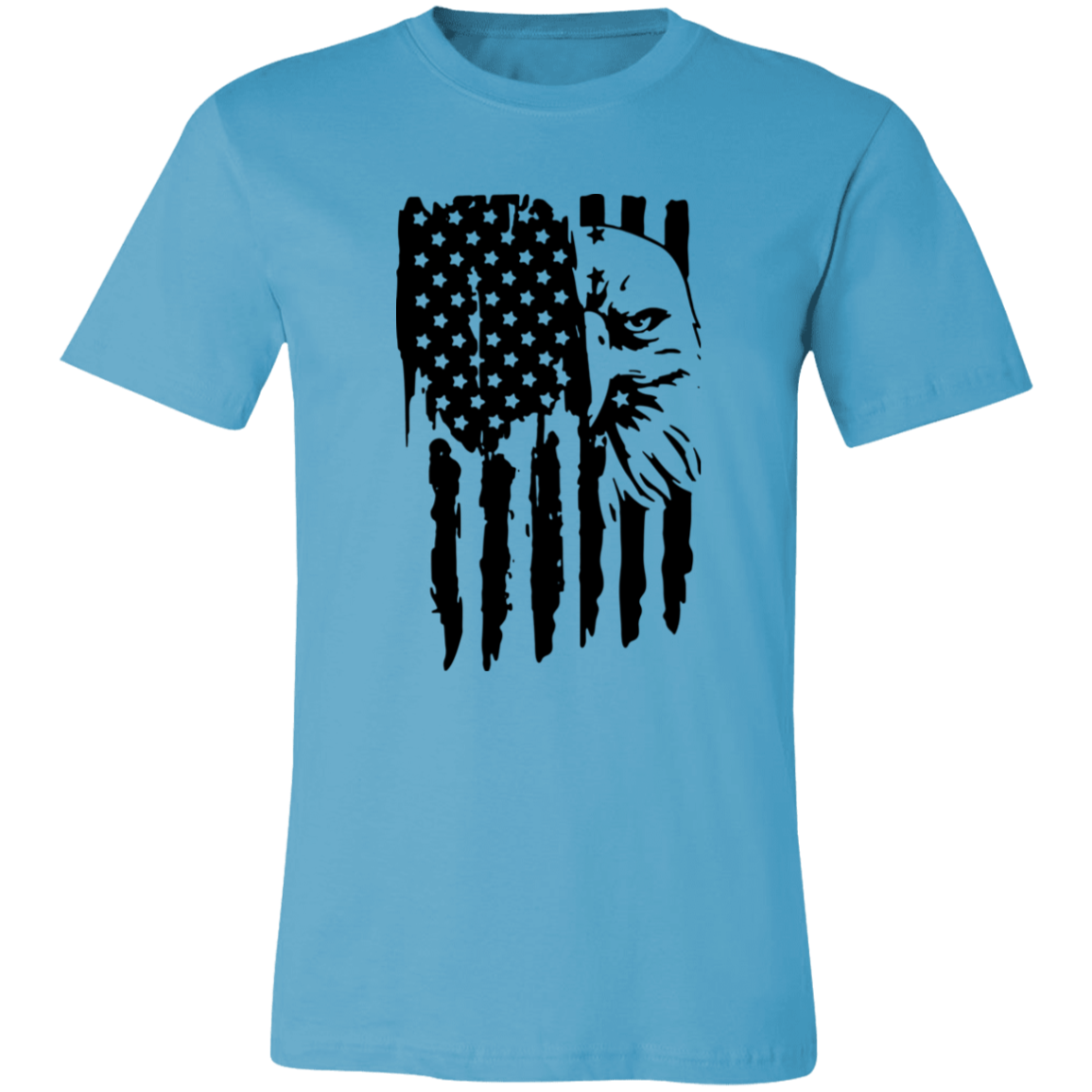 Short-Sleeve T-Shirt- Eagle Flag