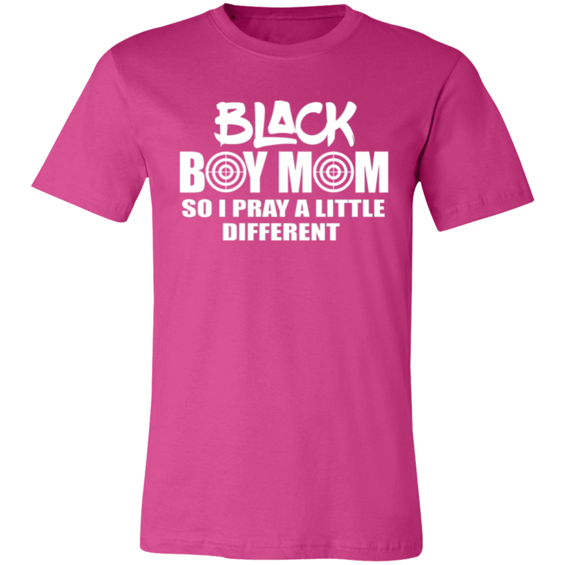 Short-Sleeve T-Shirt- Black Boy Mom