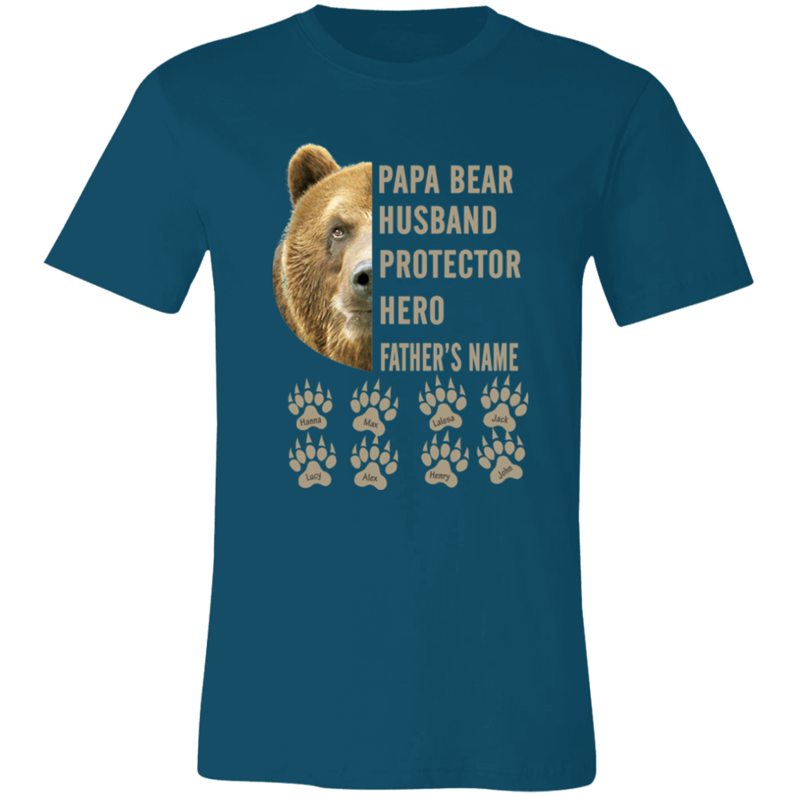 Short-Sleeve T---Papa Bear protector
