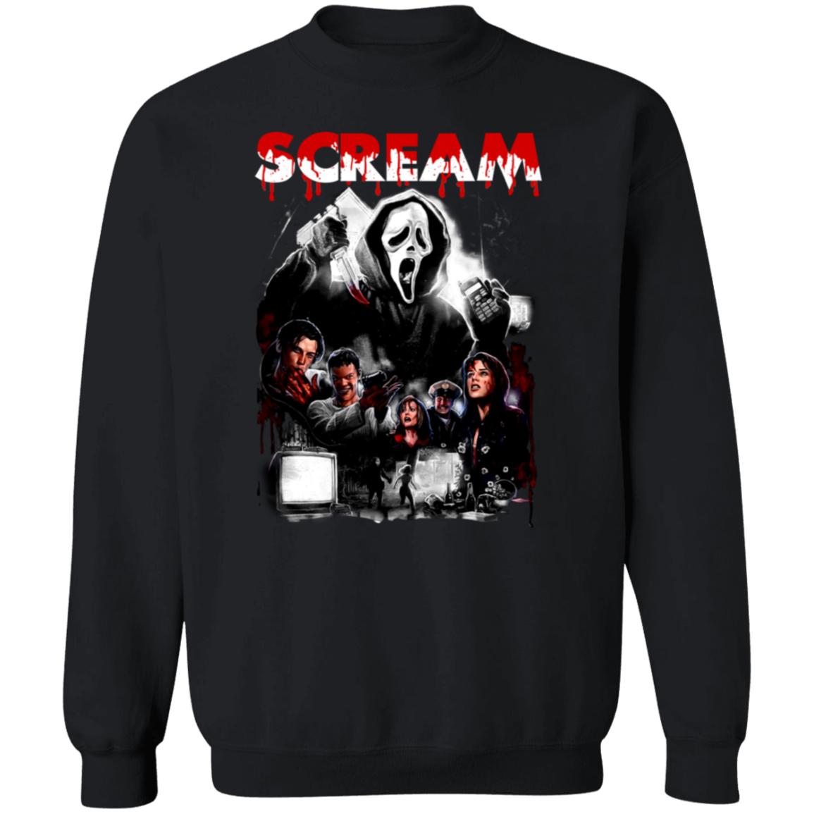 Pullover Sweatshirt- Scream
