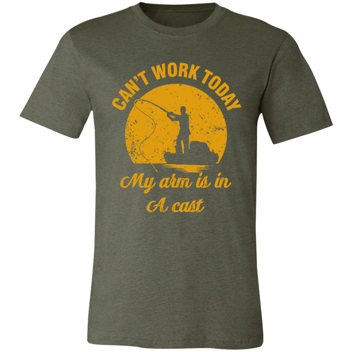 Short-Sleeve T-Shirt-- Arm in Cast