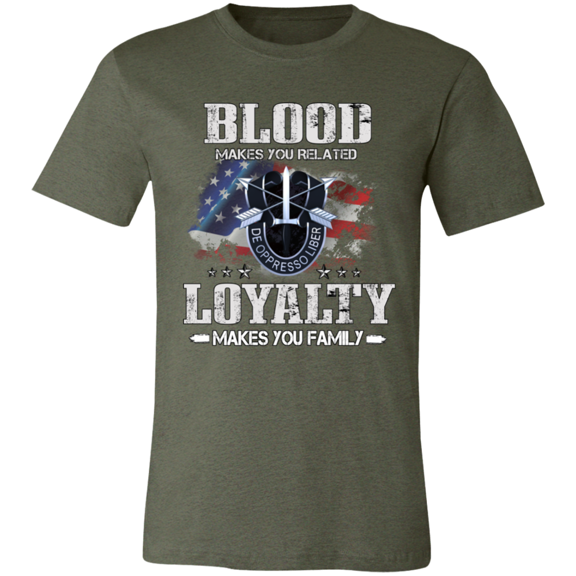 Short-Sleeve T-Shirt-- Loyalty makes you Family
