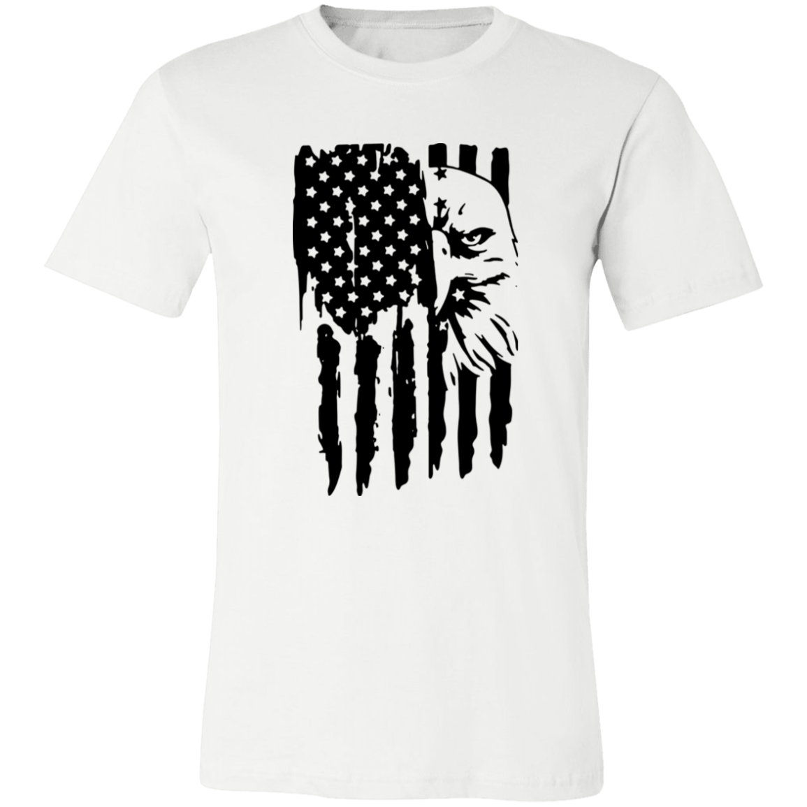 Short-Sleeve T-Shirt- Eagle Flag