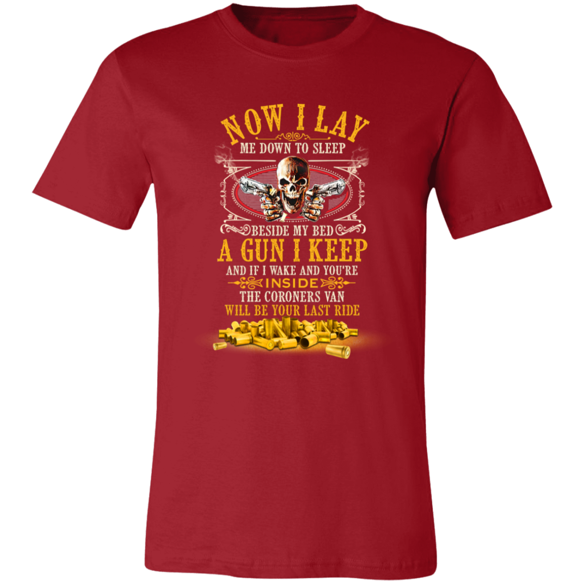 Short-Sleeve T-Shirt- Now I Lay Me Down To sleep