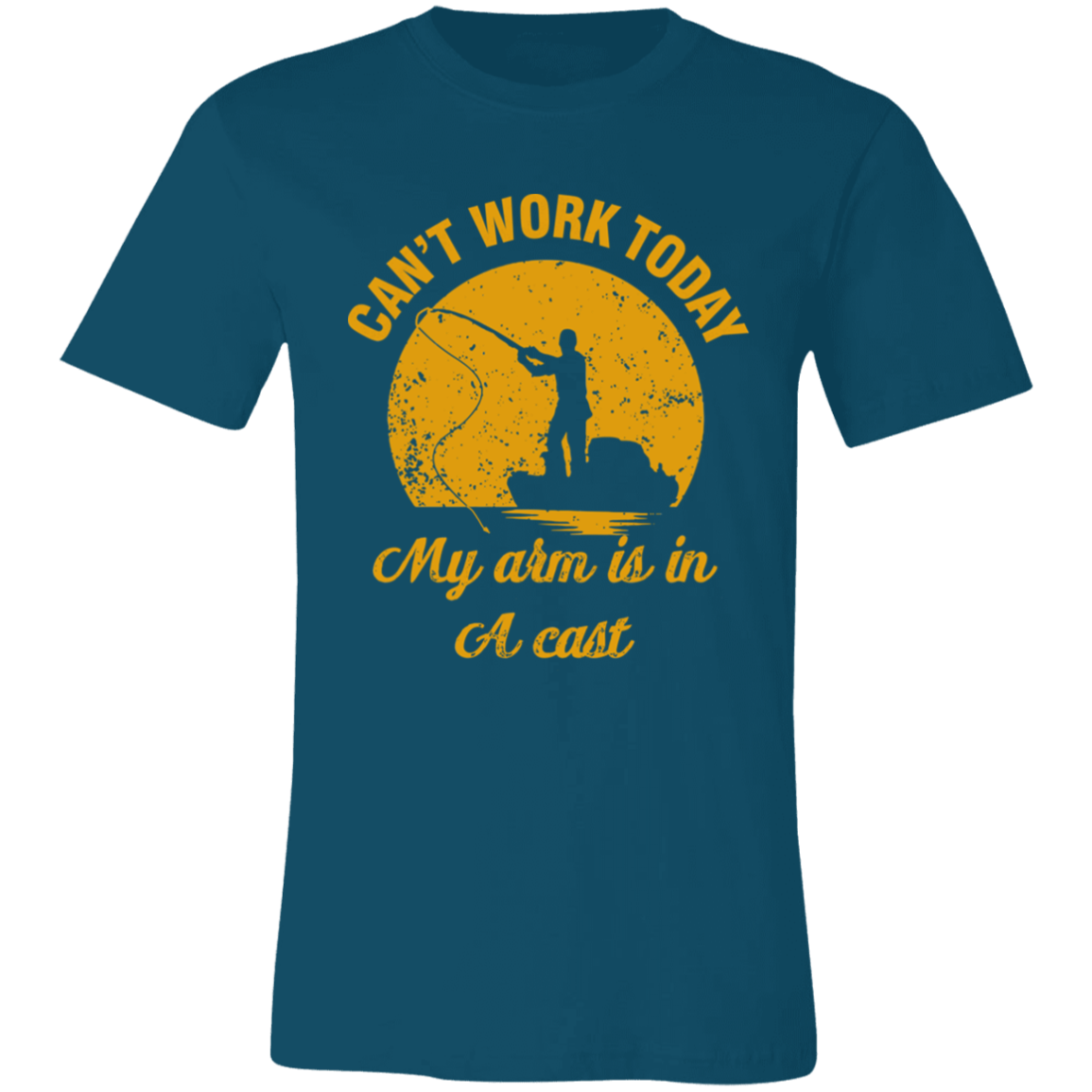 Short-Sleeve T-Shirt-- Arm in Cast