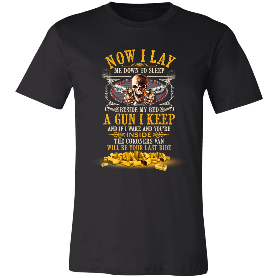 Short-Sleeve T-Shirt- Now I Lay Me Down To sleep