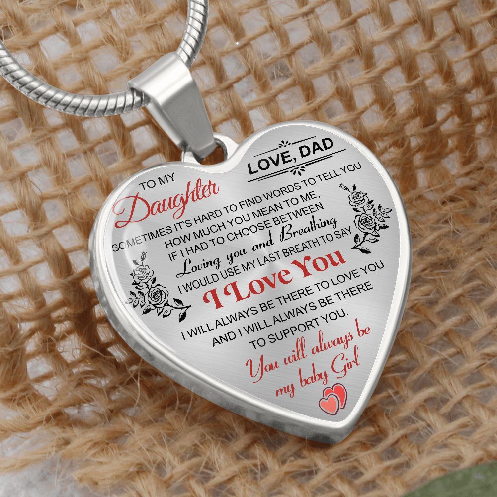 To My daughter- Love Dad