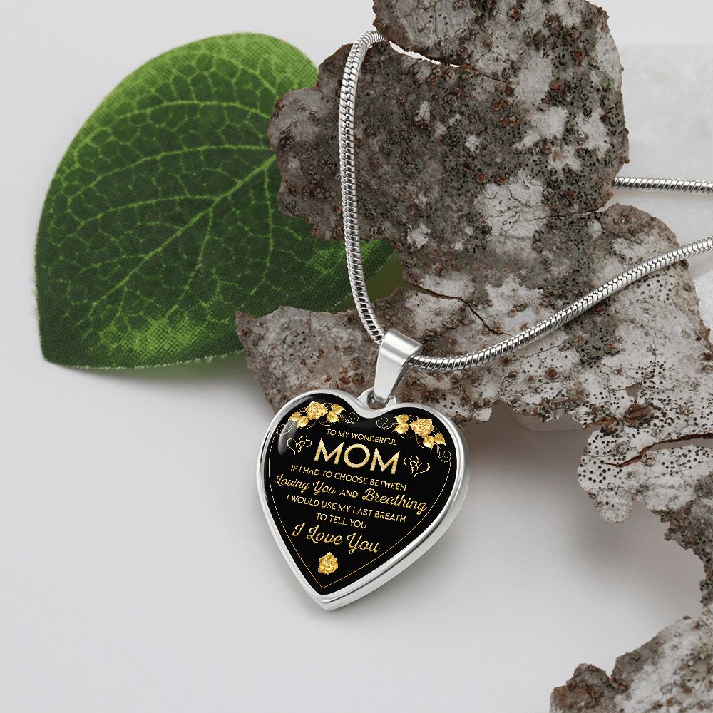Mom Heart Necklace