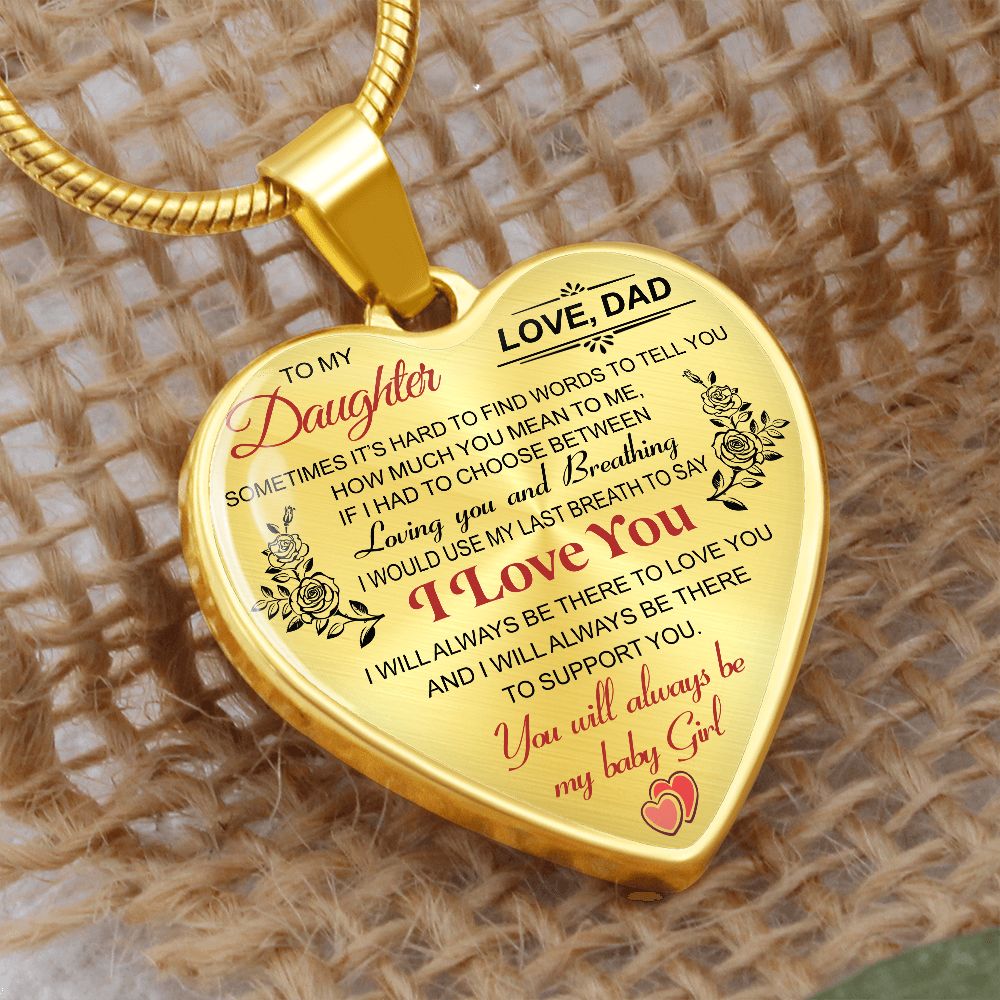 To My daughter- Love Dad