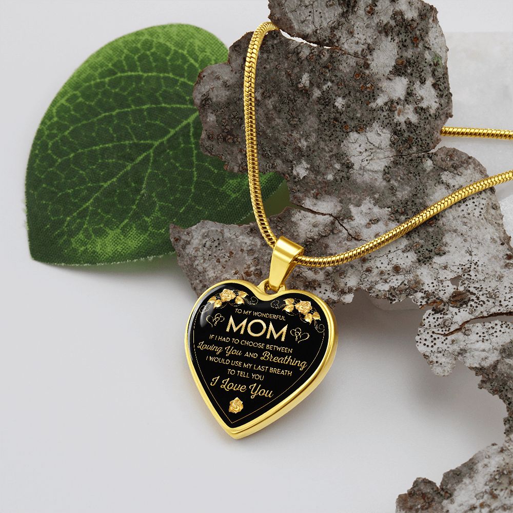 Mom Heart Necklace