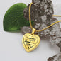 To My Beautiful Daughter- Heart Necklace