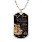 To My Son- Lion and Cub -Mom