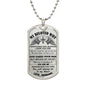 My Beloved Wife | I Watched You Suffer Dog Tag