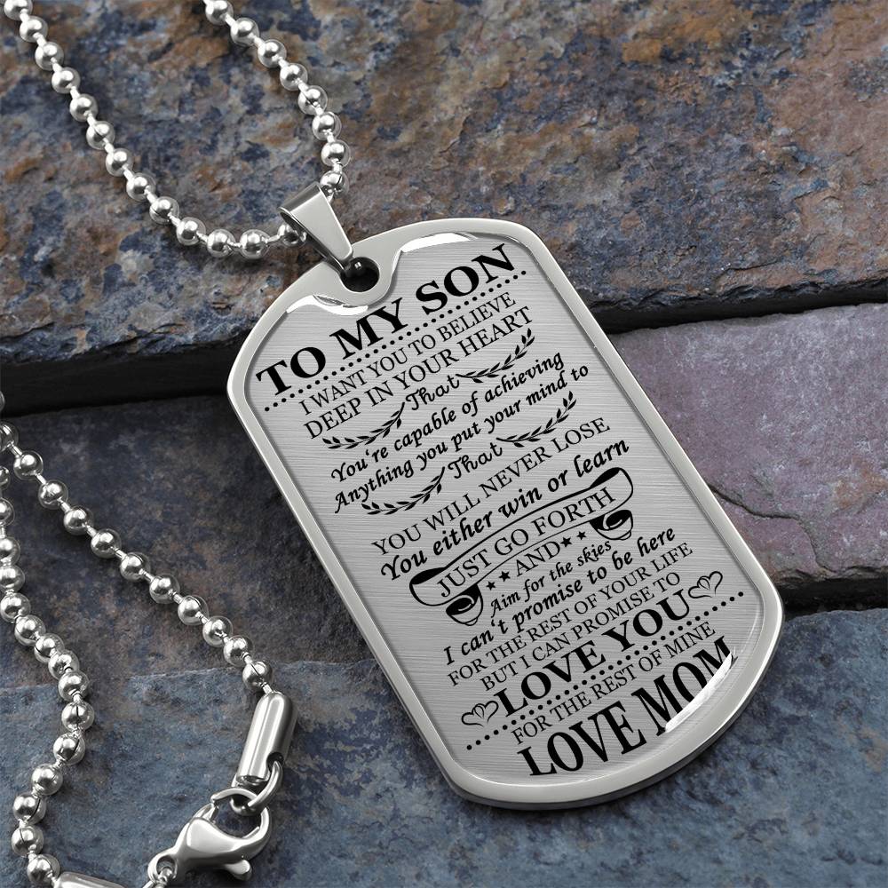 To My Son Just Go For It From Mom