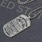 My Beloved Wife | I Watched You Suffer Dog Tag
