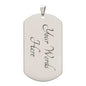 Fear Not Dog Tag