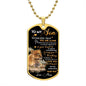 To My Son- Lion and Cub -Mom