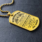 My Beloved Wife | I Watched You Suffer Dog Tag